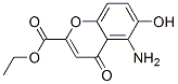 5-Amino-6-hydroxy-4-oxo-4H-1-benzopyran-2-carboxylic acid ethyl ester CAS#: 32142-43-1
