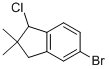 5-BROMO-1-CHLORO-2,3-DIHYDRO-2,2-DIMETHYL-1H-INDENE CAS#: 139557-29-2