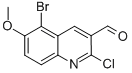 5-BROMO-2-CHLORO-6-METHOXYQUINOLINE-3-CARBOXALDEHYDE CAS#: 136812-26-5
