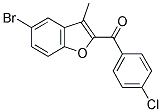 (5-BROMO-3-METHYL-1-BENZOFURAN-2-YL)(4-CHLOROPHENYL)METHANONE CAS#: 117238-81-0