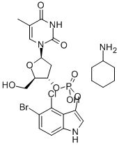 5-BROMO-4-CHLORO-3-INDOXYL THYMIDINE-3'-PHOSPHATE, CYCLOHEXYLAMMONIUM SALT CAS#: 341973-00-0