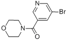 (5-BROMOPYRIDIN-3-YL)-MORPHOLIN-4-YL-METHANONE CAS#: 342013-81-4
