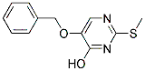 5-(Benzyloxy)-2-(Methylthio)-4-pyriMidinol CAS#: 4874-30-0
