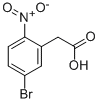 5-Bromo-2-nitrophenylacetic acid CAS#: 124840-61-5