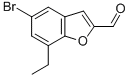 5-Bromo-7-ethyl-2-formyl-benzofuran CAS#: 137206-73-6
