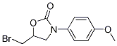 5-(Bromomethyl)-3-(4-methoxyphenyl)-1,3-oxazolidin-2-one CAS#: 121082-86-8
