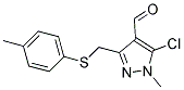 5-CHLORO-1-METHYL-3-([(4-METHYLPHENYL)SULFANYL]METHYL)-1H-PYRAZOLE-4-CARBALDEHYDE CAS#: 321526-27-6