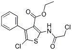 5-CHLORO-2-(2-CHLORO-ACETYLAMINO)-4-PHENYL-THIOPHENE-3-CARBOXYLIC ACID ETHYL ESTER CAS#: 302582-89-4