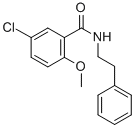 5-CHLORO-2-METHOXY-N-(2-PHENYLETHYL)BENZAMIDE CAS#: 33924-49-1