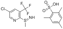 5-CHLORO-2-(METHYLSULFINOIMIDOYL)-3-(TRIFLUOROMETHYL)PYRIDINE 2,4,6-TRIMETHYLBENZENESULFONATE CAS#: 175203-07-3