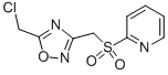5-(CHLOROMETHYL)-3-[(2-PYRIDYLSULFONYL)METHYL]-1,2,4-OXADIAZOLE CAS#: 306935-20-6