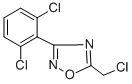 5-(CHLOROMETHYL)-3-(2,6-DICHLOROPHENYL)-1,2,4-OXADIAZOLE CAS#: 117762-99-9