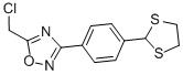 5-(CHLOROMETHYL)-3-[4-(1,3-DITHIOLAN-2-YL)PHENYL]-1,2,4-OXADIAZOLE CAS#: 287197-10-8
