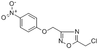 5-(CHLOROMETHYL)-3-[(4-NITROPHENOXY)METHYL]-1,2,4-OXADIAZOLE CAS#: 306936-72-1