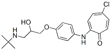 5-Chloro-2-[[4-[3-[(1,1-dimethylethyl)amino]-2-hydroxypropoxy]phenyl]amino]-2,4,6-cycloheptatrien-1-one CAS#: 38767-88-3