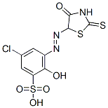 5-Chloro-3-[(2-thioxo-4-oxothiazolidine-5-yl)azo]-2-hydroxybenzenesulfonic acid CAS#: 32041-50-2