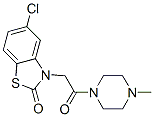 5-Chloro-3-[[(4-methylpiperazin-1-yl)carbonyl]methyl]benzothiazol-2(3H)-one CAS#: 33354-22-2
