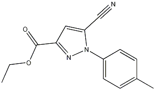 5-Cyano-1-p-tolyl-1H-pyrazole-3-carboxylic acid ethyl ester CAS#: 121434-51-3