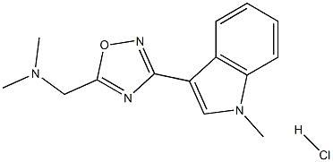 5-[(DIMETHYLAMINO)METHYL]-3-(1-METHYL-1H-INDOL-3-YL)-1,2,4-OXADIAZOLEHCL CAS#: 125817-65-4