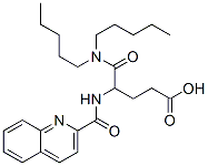 5-(Dipentylamino)-5-oxo-4-[(2-quinolinylcarbonyl)amino]valeric acid CAS#: 116408-67-4