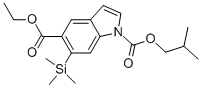 5-ETHYL 1-ISOBUTYL 6-(TRIMETHYLSILYL)INDOLE-1,5-DICARBOXYLATE CAS#: 153602-84-7