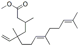 5-Ethenyl-3,5,9,13-tetramethyl-8,12-tetradecadienoic acid methyl ester CAS#: 36237-73-7