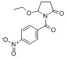 (+-)-5-Ethoxy-1-(4-nitrobenzoyl)-2-pyrrolidinone CAS#: 136410-03-2