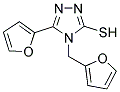 5-FURAN-2-YL-4-FURAN-2-YLMETHYL-4H-[1,2,4]TRIAZOLE-3-THIOL CAS#: 324052-31-5