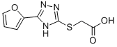 (5-FURAN-2-YL-4H-[1,2,4]TRIAZOL-3-YLSULFANYL)-ACETIC ACID CAS#: 30452-55-2