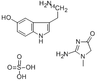 5-HYDROXYTRYPTAMINE-B-14C CREATININE CAS#: 141983-95-1