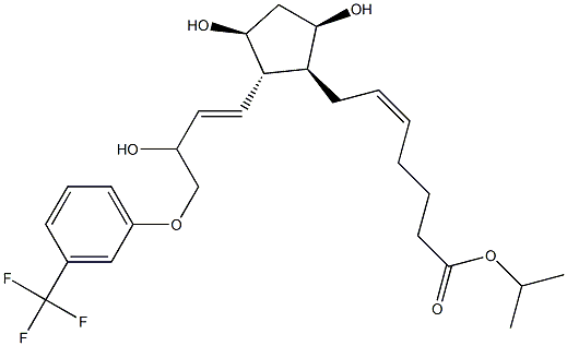 5-Heptenoic acid, 7-[(1S,2S,3S,5R)-3,5-dihydroxy-2-[(1E,3S)-3-hydroxy-4-[3-(trifluoroMethyl)phenoxy]-1-buten-1-yl]cyclopentyl]-, 1-Methylethyl ester, (5Z)- CAS#: 340181-93-3