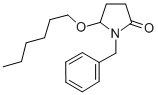 (+-)-5-(Hexyloxy)-1-(phenylmethyl)-2-pyrrolidinone CAS#: 136410-32-7