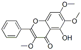 5-Hydroxy-3,6,7-trimethoxy-2-phenyl-4H-1-benzopyran-4-one CAS#: 32483-98-0