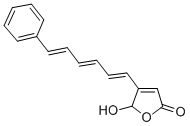 5-Hydroxy-4-(6-phenyl-1,3,5-hexatrienyl)-2(5H)-furanone CAS#: 135160-33-7