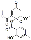 5-Hydroxy-6'-methoxy-7-methyl-4,4'-dioxospiro[1,3-benzodioxane-2,1'-[2,5]cyclohexadiene]-2'-carboxylic acid methyl ester CAS#: 3405-53-6