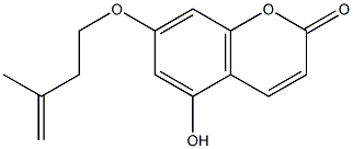 5-Hydroxy-7-[(3-methyl-2-buten-1-yl)oxy]-2H-1-benzopyran-2-one CAS#: 35590-40-0