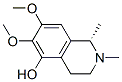 5-Isoquinolinol, 1,2,3,4-tetrahydro-6,7-dimethoxy-1,2-dimethyl-, (S)- CAS#: 32829-58-6