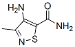 5-Isothiazolecarboxamide,  4-amino-3-methyl- CAS#: 4680-98-2
