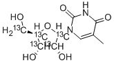 5-METHYL-[1',2',3',4',5'-13C5]URIDINE CAS#: 159496-17-0