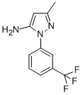 5-METHYL-2-(3-TRIFLUOROMETHYL-PHENYL)-2H-PYRAZOL-3-YLAMINE CAS#: 345-07-3