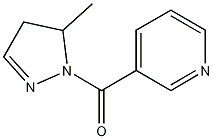(5-METHYL-4,5-DIHYDRO-1H-PYRAZOL-1-YL)(PYRIDIN-3-YL)METHANONE CAS#: 121306-58-9
