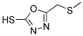 5-[(METHYLTHIO)METHYL]-1,3,4-OXADIAZOLE-2-THIOL CAS#: 129526-60-9