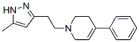 5-Methyl-3-[2-[(4-phenyl-1,2,3,6-tetrahydropyridin)-1-yl]ethyl]-1H-pyrazole CAS#: 37420-16-9