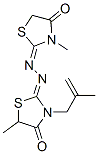 5-Methyl-3-(2-methylallyl)-2,4-thiazolidinedione 2-[(3-methyl-4-oxothiazolidin-2-ylidene)hydrazone] CAS#: 31209-24-2
