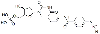 5-(N-(4-azidobenzoyl)-3-aminoallyl)deoxyuridine 5'-monophosphate CAS#: 129623-36-5