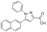 5-NAPHTHALEN-2-YL-1-PHENYL-1H-PYRAZOLE-3-CARBOXYLIC ACID CAS#: 144252-16-4