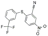 5-NITRO-2-([3-(TRIFLUOROMETHYL)PHENYL]SULFANYL)BENZENECARBONITRILE CAS#: 320421-45-2