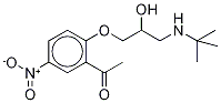 5-Nitro-2-(3-(tert-butylaMino)-2-hydroxypropoxy)acetophenone CAS#: 329722-32-9