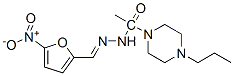 5-Nitro-2-furaldehyde (4-propyl-1-piperazinylacetyl)hydrazone CAS#: 33165-18-3