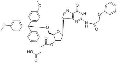 5'-O-(4,4'-DIMETHOXYTRITYL)-N2-PHENOXYACETYL-2'-DEOXYGUANOSINE-3'-O-SUCCINATE CAS#: 130150-80-0